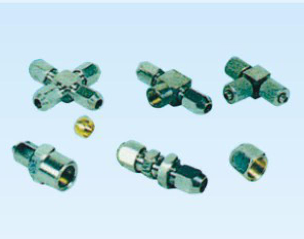 HYG銅制卡套式氣動(dòng)管路接頭